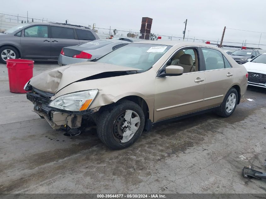 2005 Honda Accord 2.4 Lx VIN: 1HGCM56405A082341 Lot: 39544577