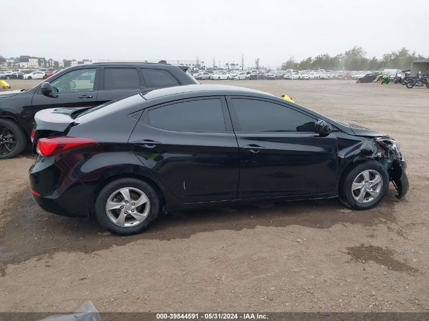 2014 Hyundai Elantra Se VIN: KMHDH4AE7EU217231 Lot: 39544591