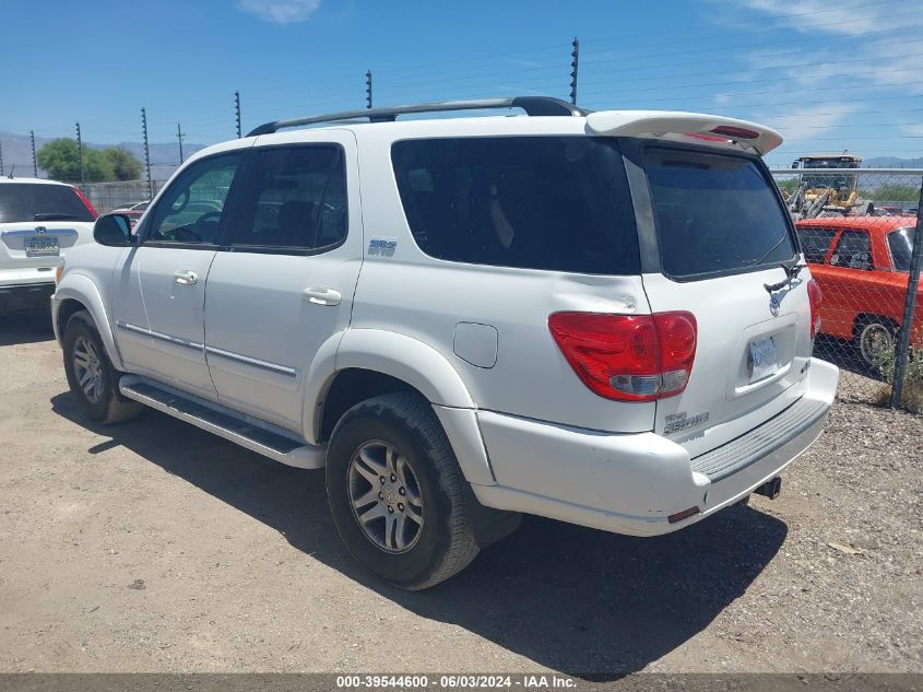 2005 Toyota Sequoia Sr5 V8 VIN: 5TDZT34AX5S249154 Lot: 39544600