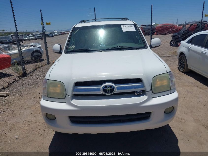 2005 Toyota Sequoia Sr5 V8 VIN: 5TDZT34AX5S249154 Lot: 39544600