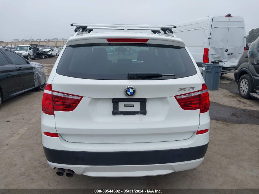 2011 BMW X3 xDrive28I VIN: 5UXWX5C58BL716283 Lot: 39544602