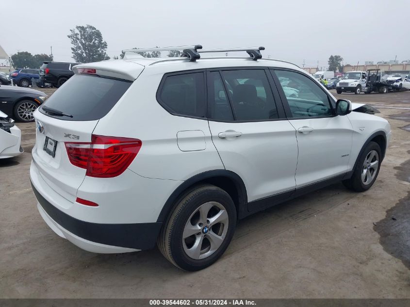 2011 BMW X3 xDrive28I VIN: 5UXWX5C58BL716283 Lot: 39544602