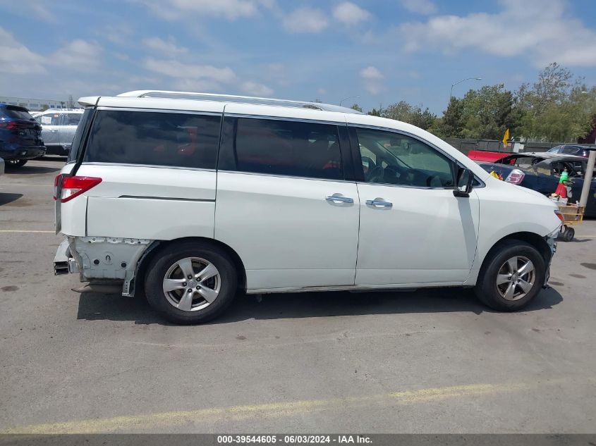 2016 Nissan Quest Platinum/S/Sl/Sv VIN: JN8AE2KP7G9154453 Lot: 39544605