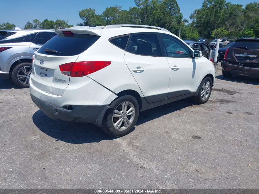 2012 Hyundai Tucson Gls/Limited VIN: KM8JU3AC3CU321302 Lot: 39544609