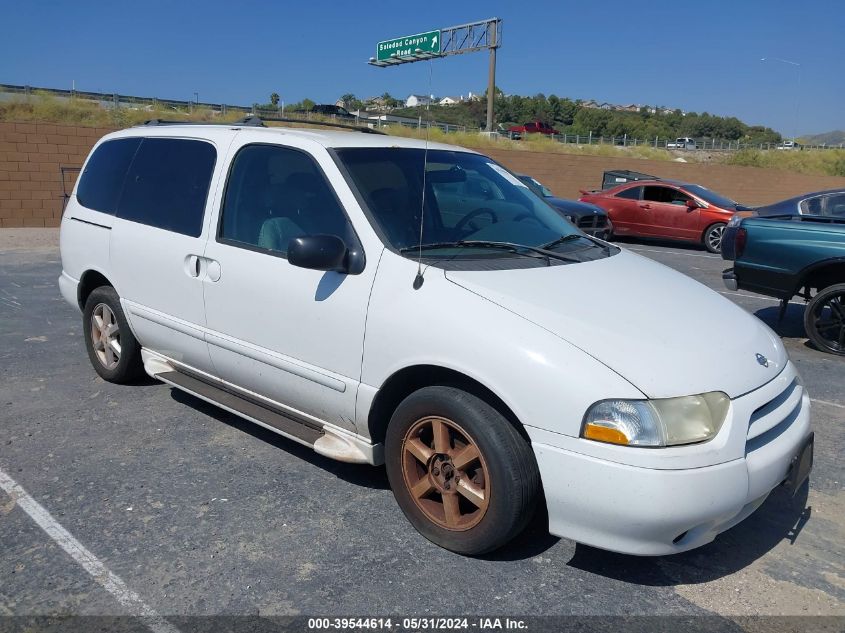 2001 Nissan Quest Gle VIN: 4N2ZN17T31D813998 Lot: 39544614