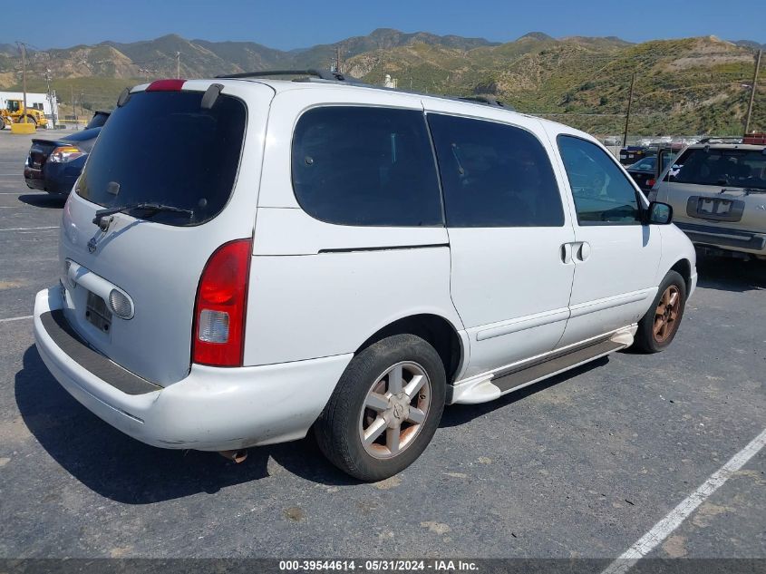 2001 Nissan Quest Gle VIN: 4N2ZN17T31D813998 Lot: 39544614