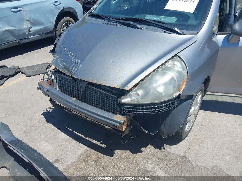 2008 Honda Fit Sport VIN: JHMGD38638S040004 Lot: 39544624