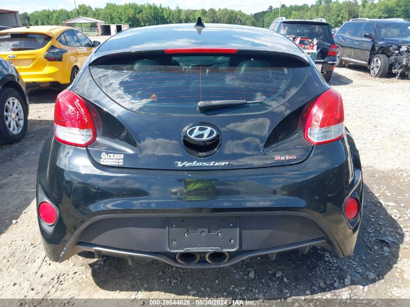 2016 Hyundai Veloster Turbo VIN: KMHTC6AE0GU255599 Lot: 39544628