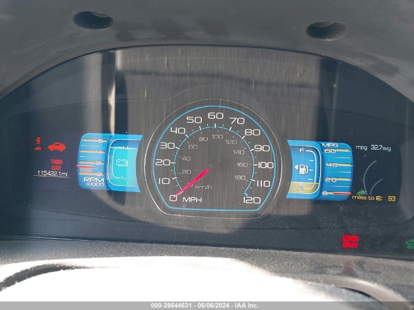 2010 Ford Fusion Hybrid VIN: 3FADP0L35AR406754 Lot: 39544631