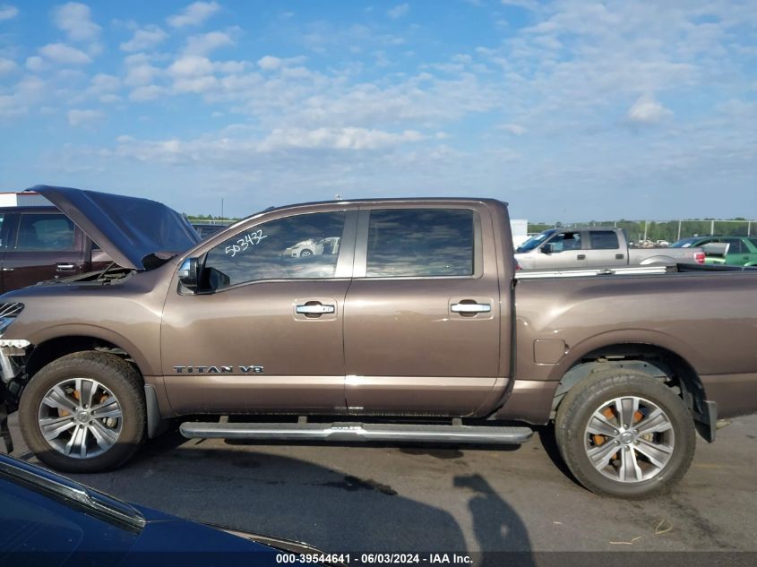 2018 Nissan Titan Sv/Sl/Pro-4X/Plat Res VIN: 1N6AA1E54JN503432 Lot: 39544641