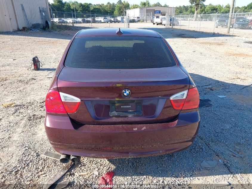 2008 BMW 328I VIN: WBAVA37518NL55051 Lot: 39544653