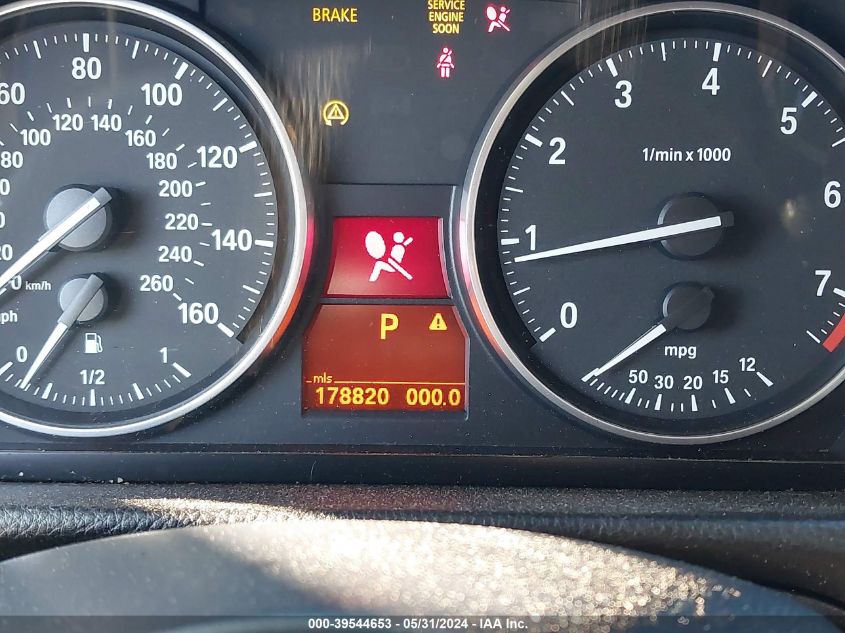 2008 BMW 328I VIN: WBAVA37518NL55051 Lot: 39544653