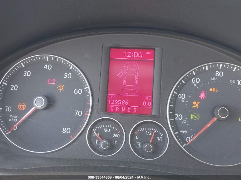 2008 Volkswagen Eos Lux VIN: WVWFA71F48V043631 Lot: 39544659