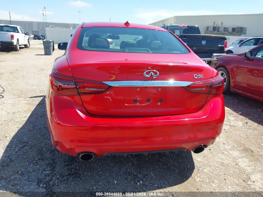 2022 Infiniti Q50 Luxe VIN: JN1EV7BP0NM311733 Lot: 39544669