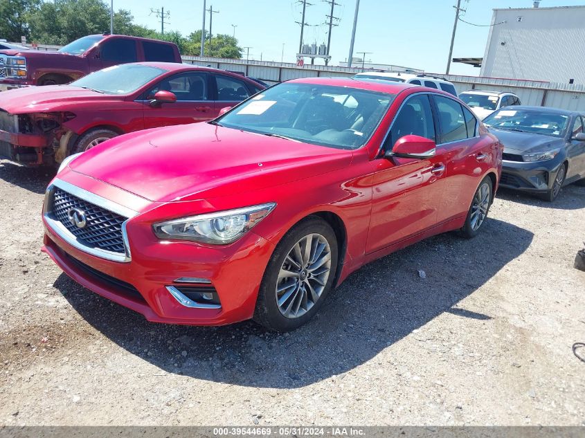 2022 Infiniti Q50 Luxe VIN: JN1EV7BP0NM311733 Lot: 39544669