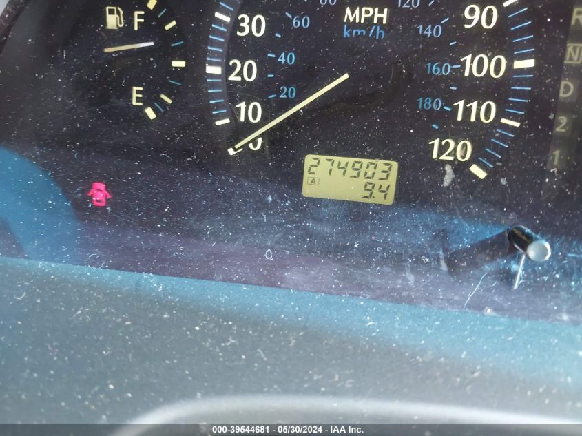 2001 Infiniti Qx4 Luxury VIN: JNRDR07Y11W102294 Lot: 39544681