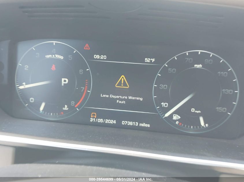 2016 Land Rover Range Rover Hse VIN: SALGS2VF9GA278880 Lot: 39544699