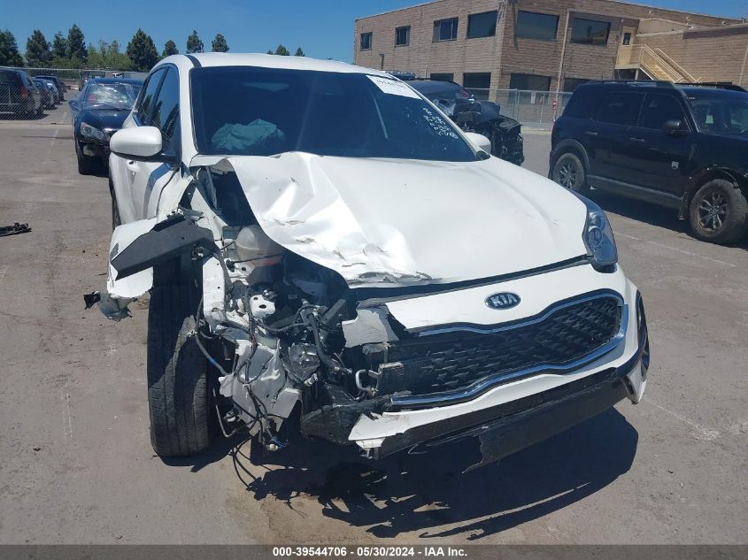 2021 Kia Sportage Lx VIN: KNDPMCAC2M7929651 Lot: 39544706