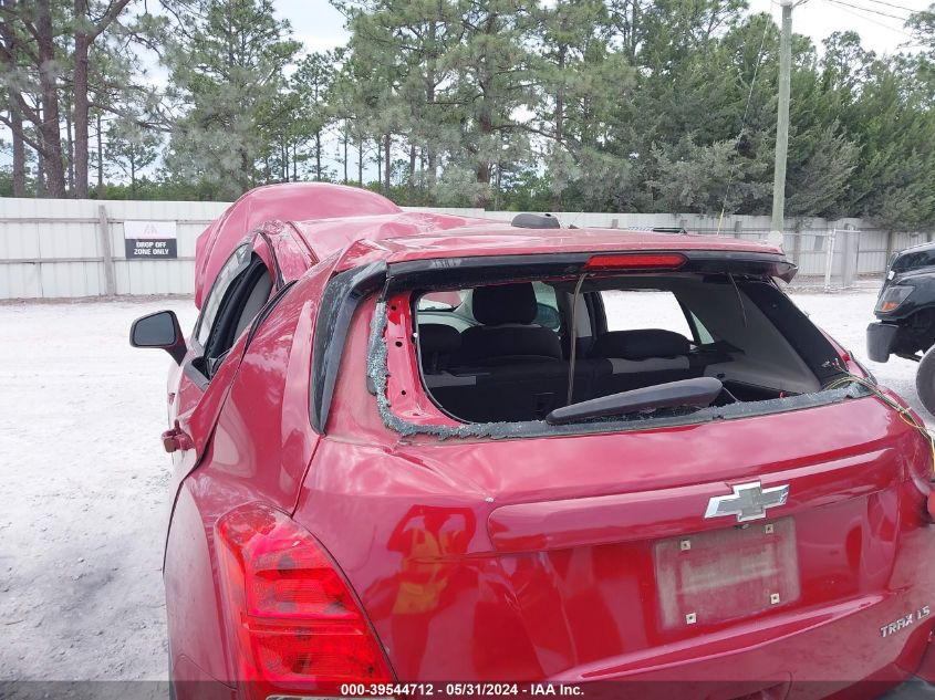 2015 Chevrolet Trax 1Ls VIN: KL7CJKSB0FB141312 Lot: 39544712