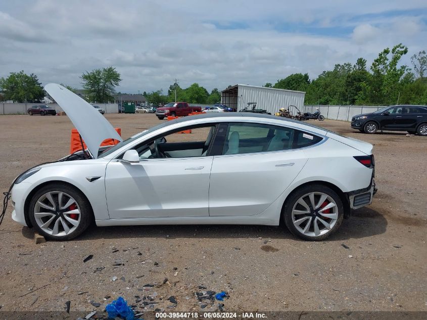 2019 Tesla Model 3 Long Range/Performance VIN: 5YJ3E1EB7KF487474 Lot: 39544718