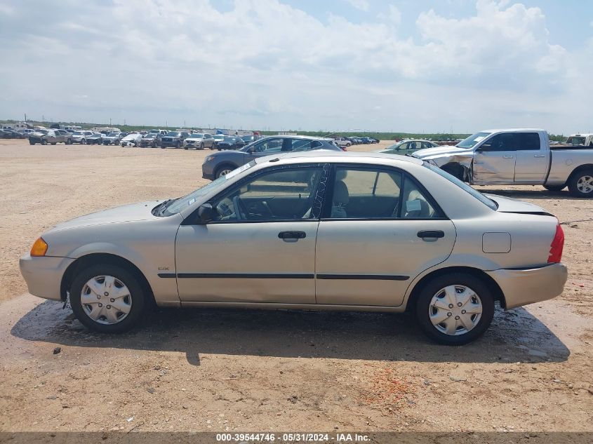 2000 Mazda Protege Dx/Lx VIN: JM1BJ2227Y0253988 Lot: 39544746