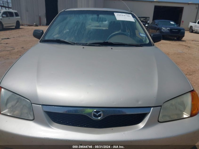 2000 Mazda Protege Dx/Lx VIN: JM1BJ2227Y0253988 Lot: 39544746