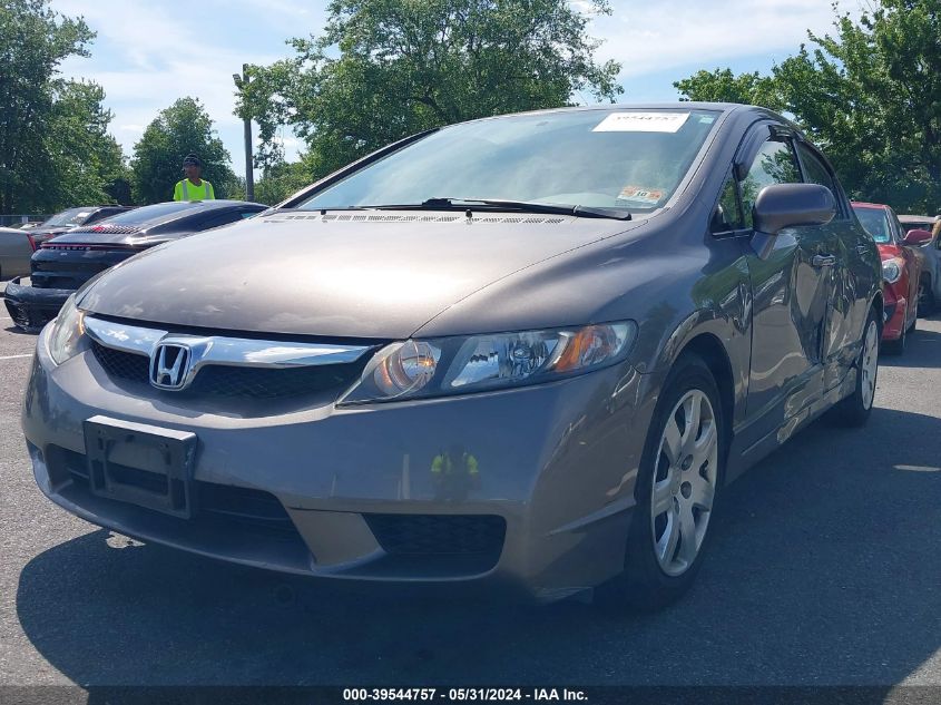 2009 Honda Civic Lx VIN: 1HGFA16519L007200 Lot: 39544757