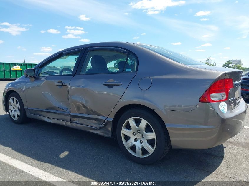 2009 Honda Civic Lx VIN: 1HGFA16519L007200 Lot: 39544757