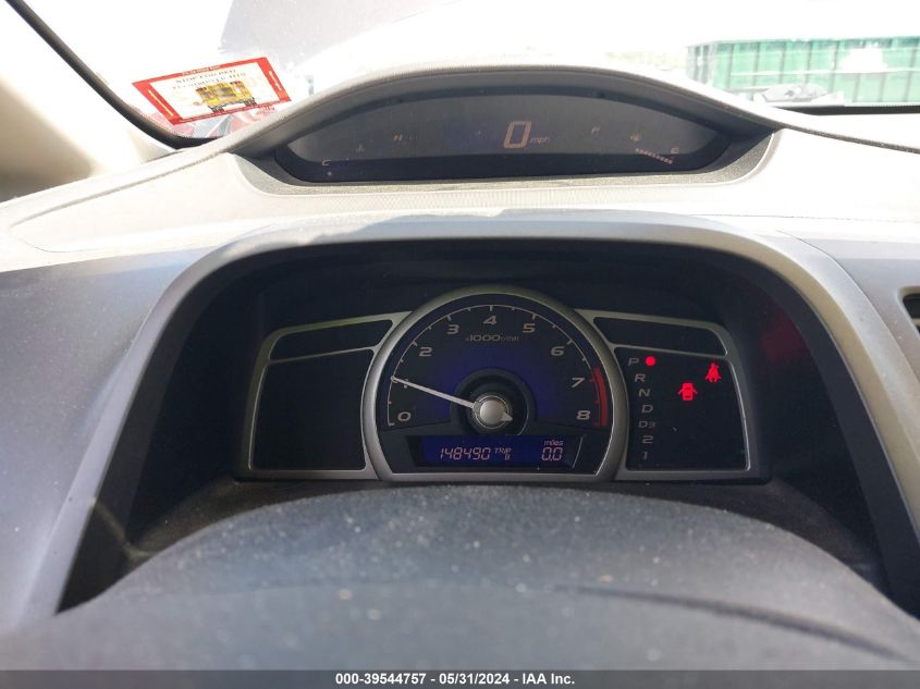 2009 Honda Civic Lx VIN: 1HGFA16519L007200 Lot: 39544757