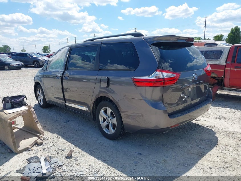 2017 TOYOTA SIENNA LE 8 PASSENGER - 5TDKZ3DC6HS785380