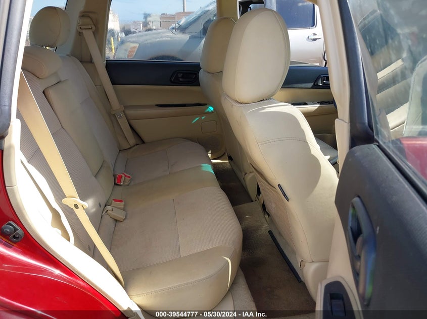 2007 Subaru Forester 2.5X VIN: JF1SG63627H738536 Lot: 39544777