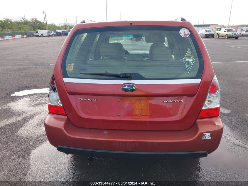 2007 Subaru Forester 2.5X VIN: JF1SG63627H738536 Lot: 39544777