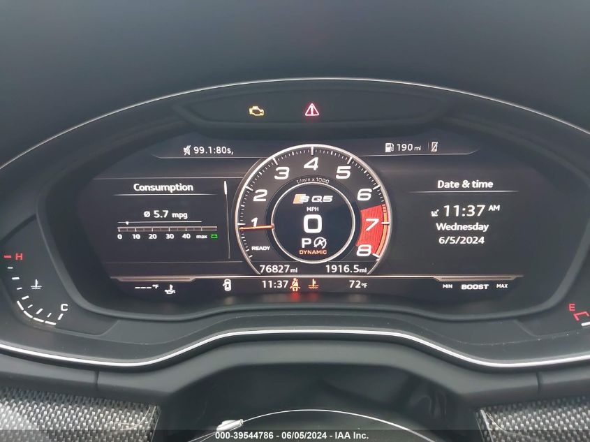 2018 AUDI SQ5 3.0T PREMIUM PLUS - WA1C4AFY4J2059749