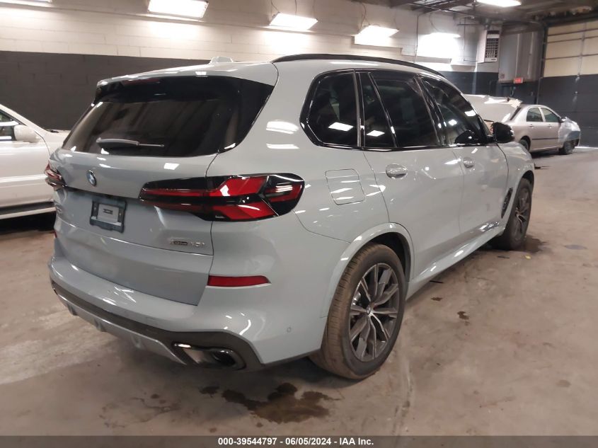 2024 BMW X5 xDrive40I VIN: 5UX23EU01R9V10050 Lot: 39544797