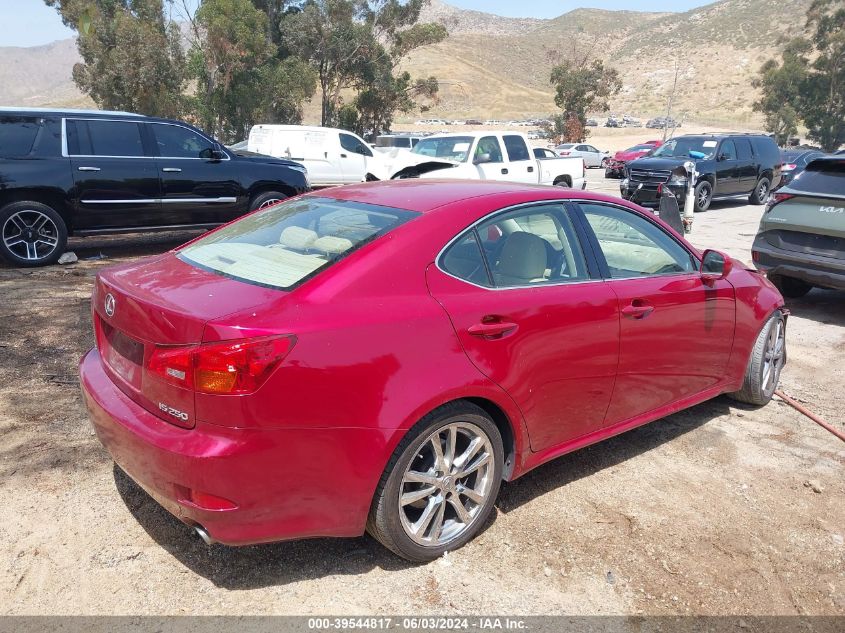 2006 Lexus Is 250 250 VIN: JTHBK262565015806 Lot: 39544817