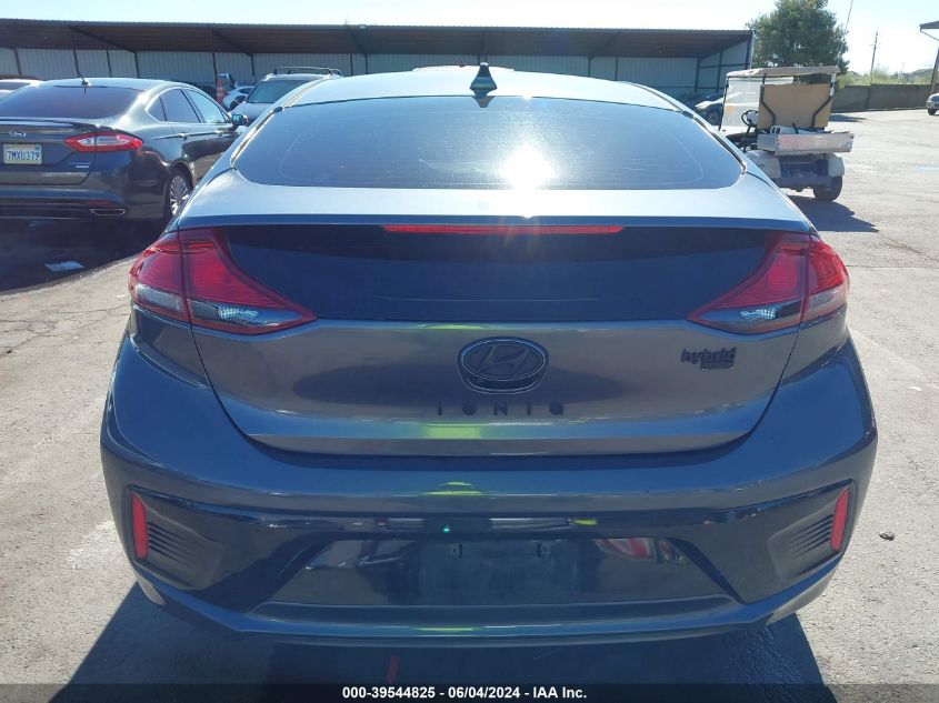 2019 Hyundai Ioniq Hybrid Blue VIN: KMHC65LC1KU179817 Lot: 39544825