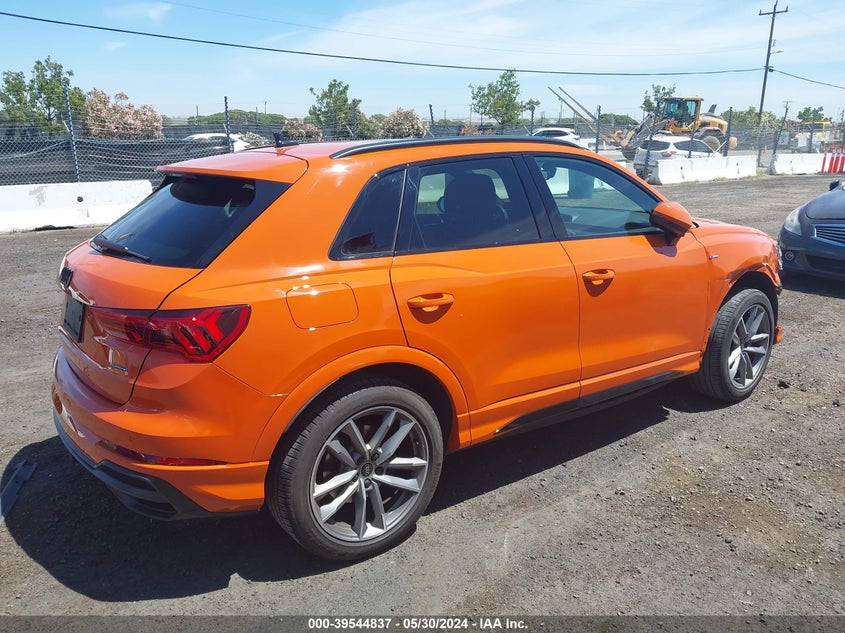 2022 Audi Q3 Premium Plus 45 Tfsi S Line Quattro Tiptronic VIN: WA1EECF38N1071047 Lot: 39544837