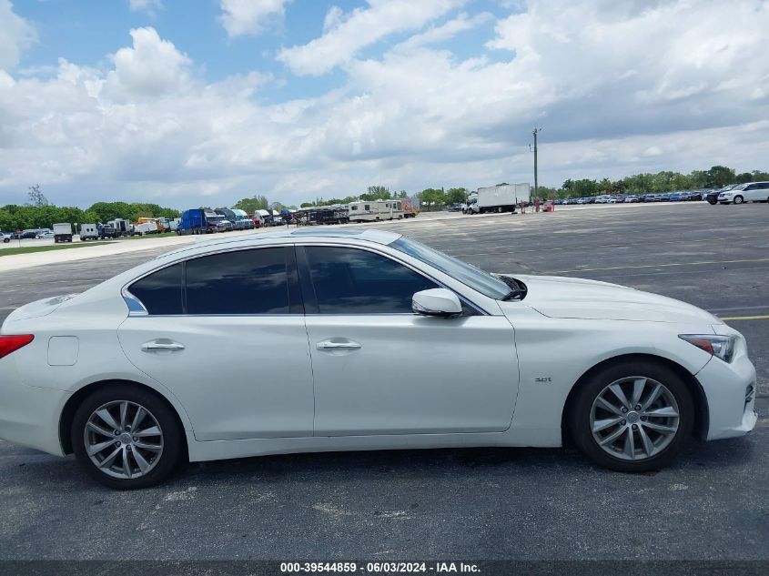 2016 Infiniti Q50 3.0T Premium VIN: JN1EV7APXGM304308 Lot: 39544859