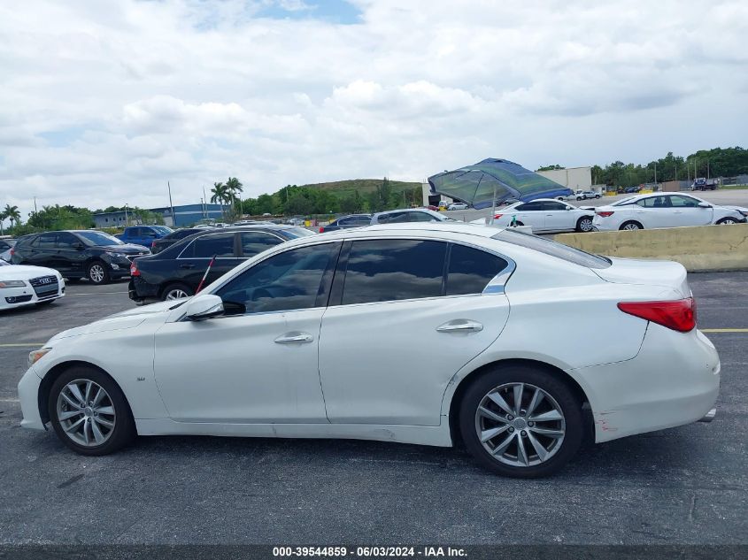 2016 Infiniti Q50 3.0T Premium VIN: JN1EV7APXGM304308 Lot: 39544859