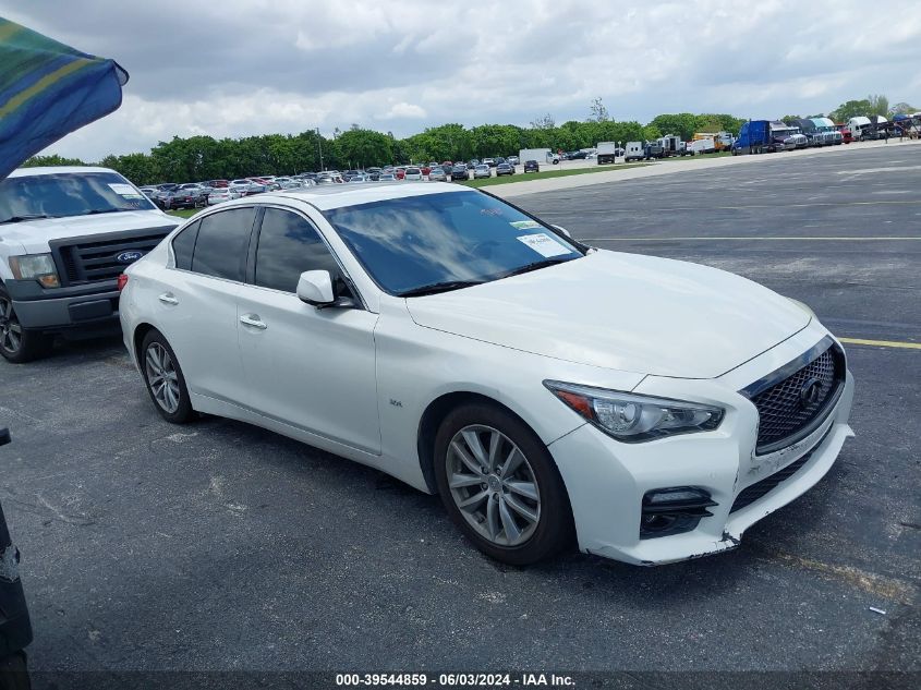 2016 Infiniti Q50 3.0T Premium VIN: JN1EV7APXGM304308 Lot: 39544859