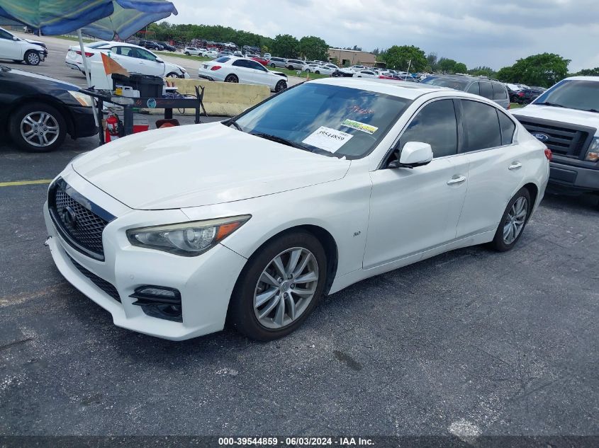 2016 Infiniti Q50 3.0T Premium VIN: JN1EV7APXGM304308 Lot: 39544859