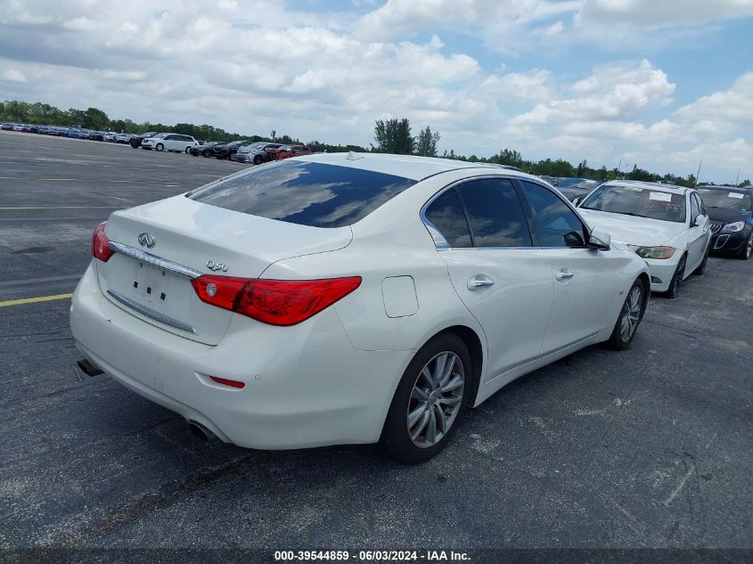 2016 Infiniti Q50 3.0T Premium VIN: JN1EV7APXGM304308 Lot: 39544859