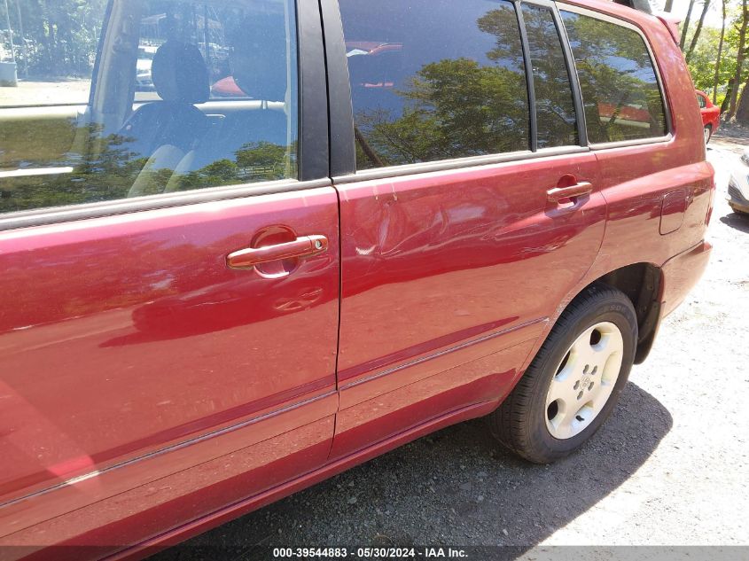 2004 Toyota Highlander Limited V6 VIN: JTEEP21A540024493 Lot: 39544883