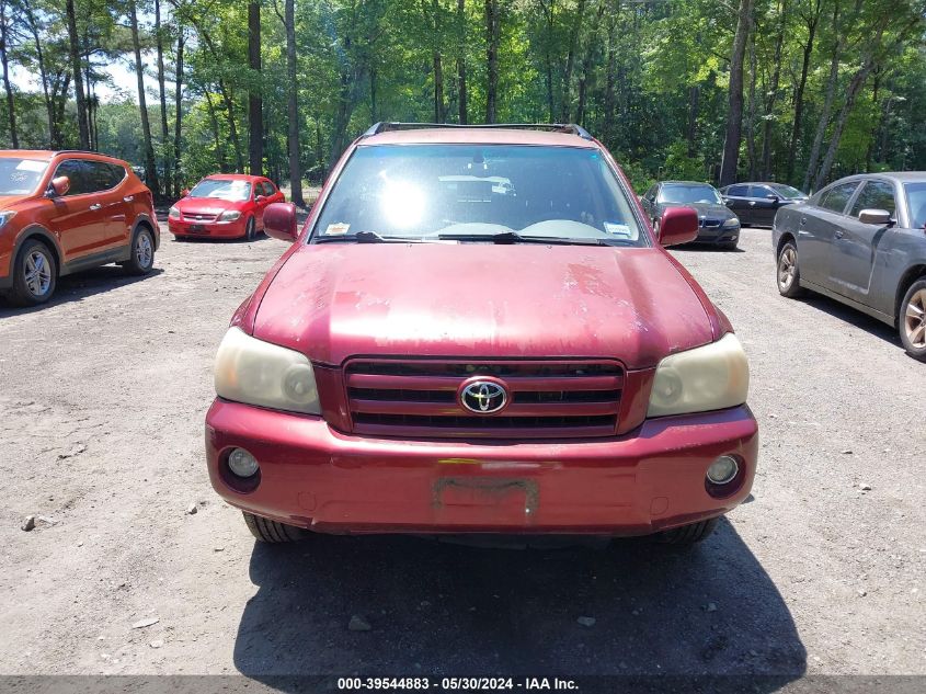 2004 Toyota Highlander Limited V6 VIN: JTEEP21A540024493 Lot: 39544883
