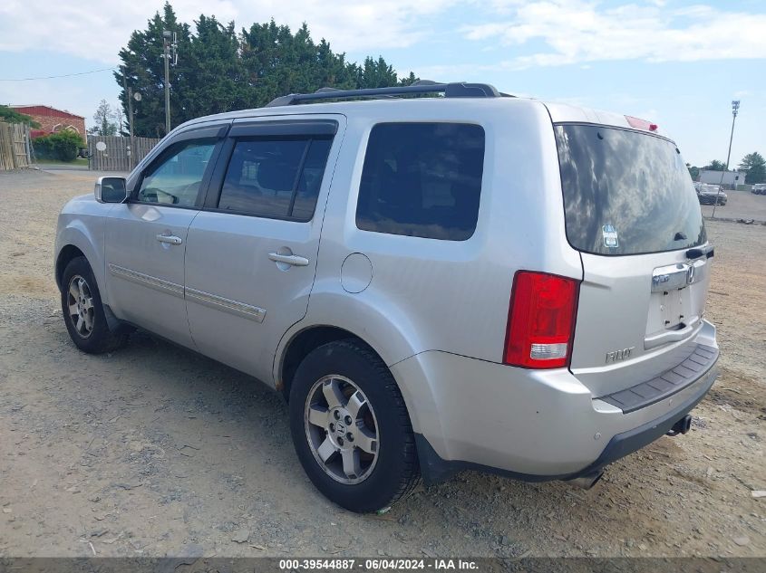 2010 Honda Pilot Touring VIN: 5FNYF4H95AB020694 Lot: 39544887