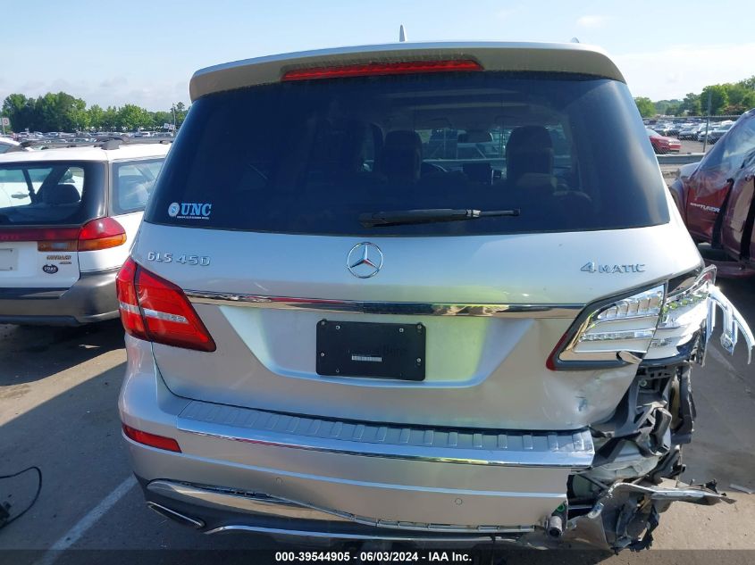 2017 Mercedes-Benz Gls 450 4Matic VIN: 4JGDF6EE9HA761795 Lot: 39544905