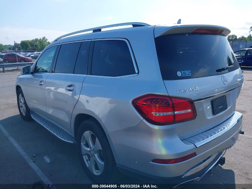 2017 Mercedes-Benz Gls 450 4Matic VIN: 4JGDF6EE9HA761795 Lot: 39544905