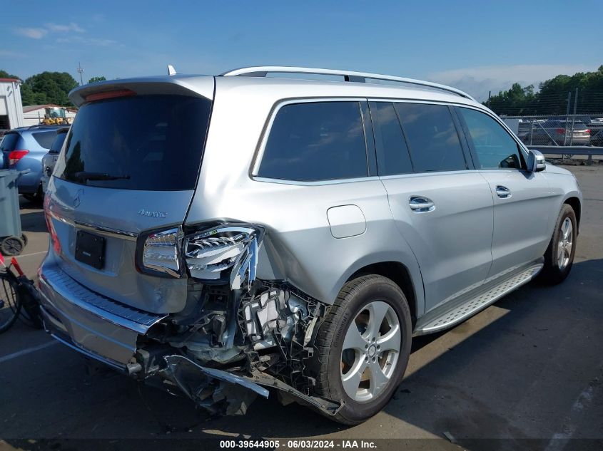 2017 Mercedes-Benz Gls 450 4Matic VIN: 4JGDF6EE9HA761795 Lot: 39544905