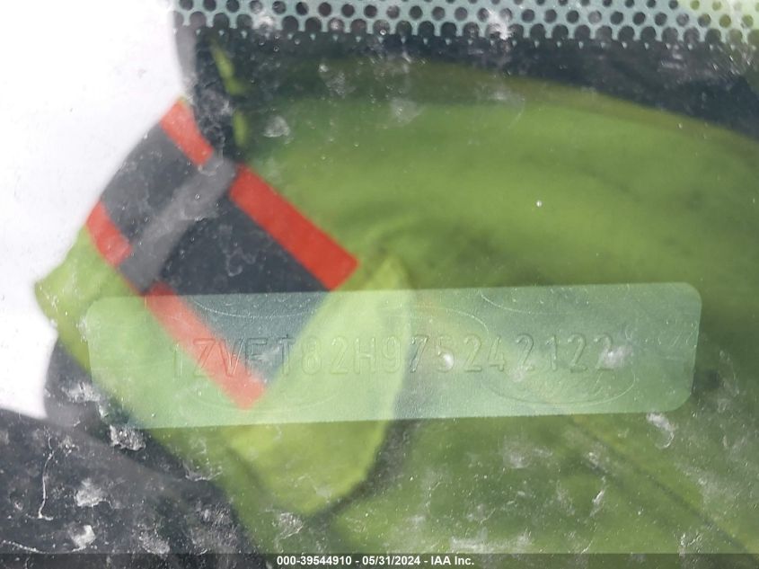 2007 Ford Mustang Gt Deluxe/Gt Premium VIN: 1ZVFT82H975242122 Lot: 39544910