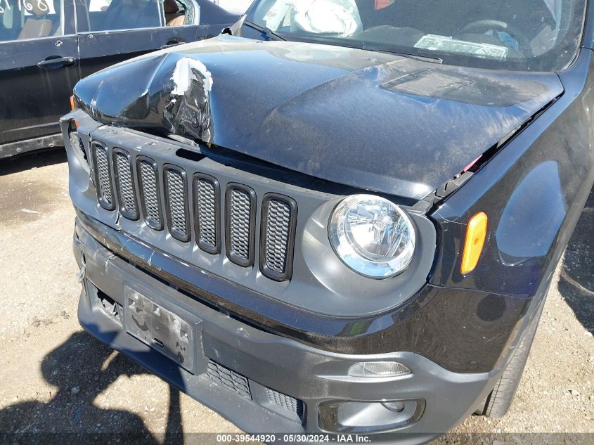 2018 Jeep Renegade Altitude Fwd VIN: ZACCJABB8JPH26781 Lot: 39544920